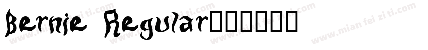 Bernie Regular字体转换